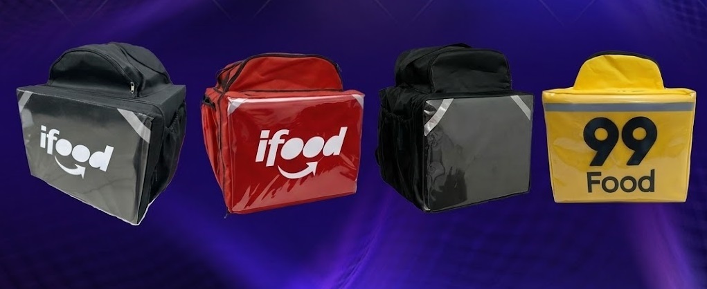 Bags para motoboy - iFood e 99Food
